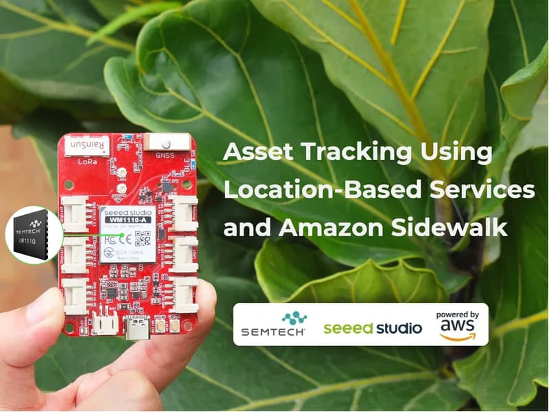 Комплект разработчика LPWAN Asset Tracker для Amazon Sidewalk — Wio Tracker 1110