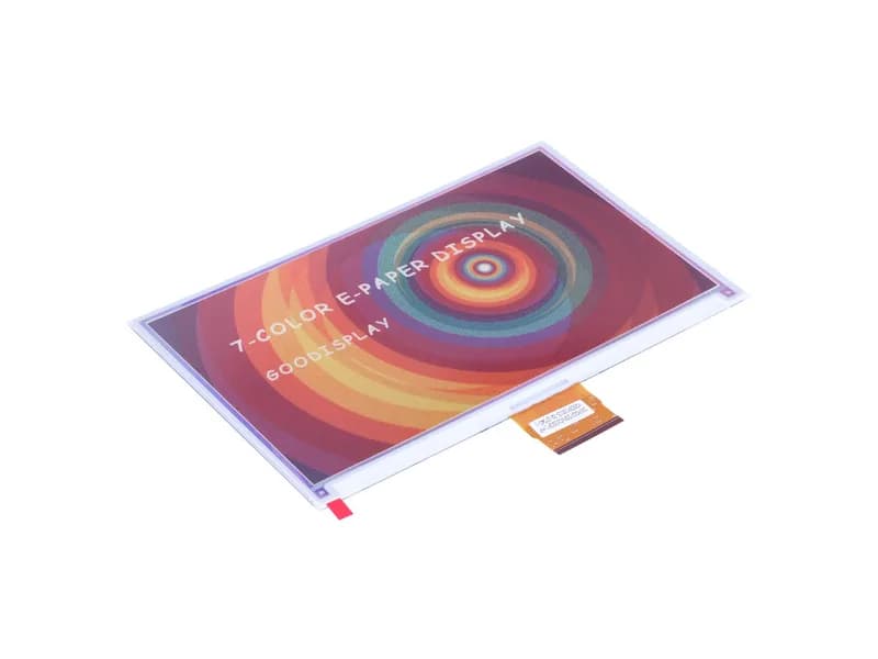 7,3-дюймовый семицветный дисплей eInk/ePaper с разрешением 800x480 пикселей, интерфейс SPI, поддержка XIAO/Arduino/STM32