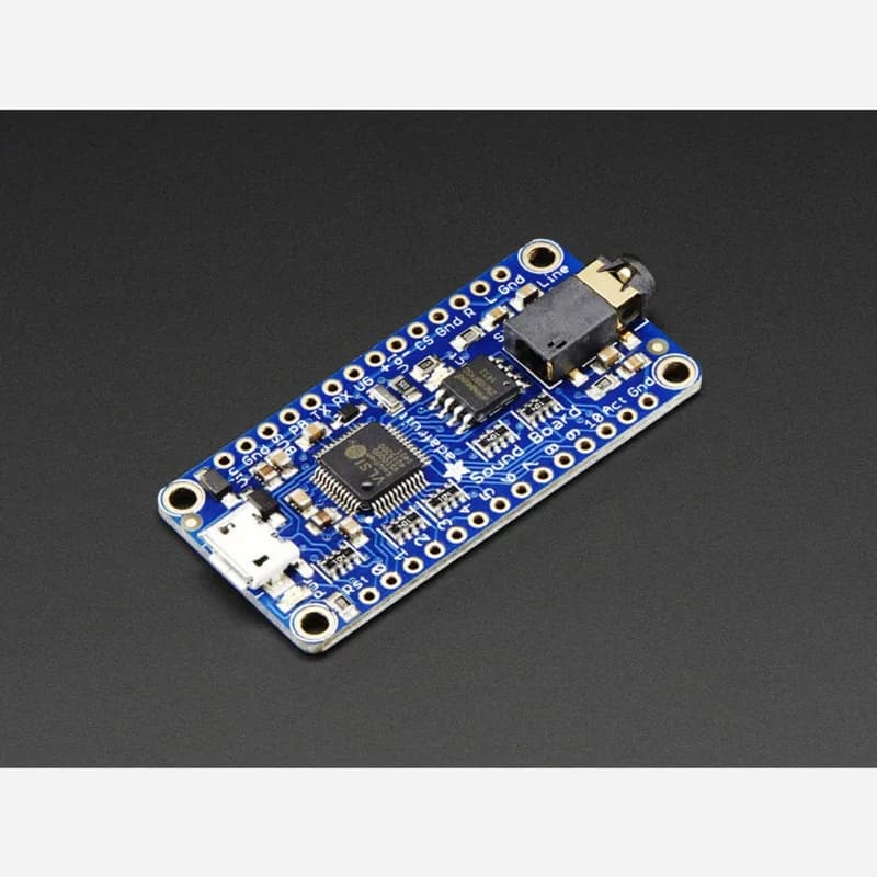 Звуковая плата Adafruit Audio FX — триггер WAV/OGG — 16 МБ памяти — только выход для наушников