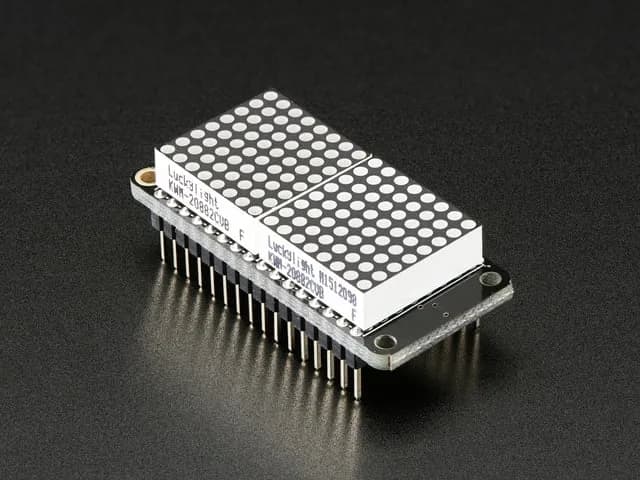 Adafruit 0,8-дюймовый светодиодный матричный дисплей FeatherWing 8x16 – красный