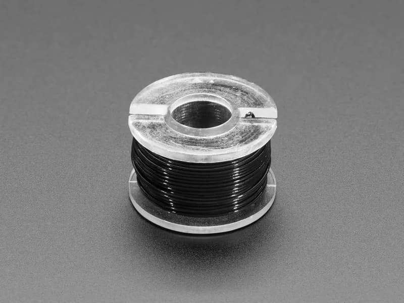 Катушка сверхтонкой многожильной проволоки — 10 метров — 32AWG — черная