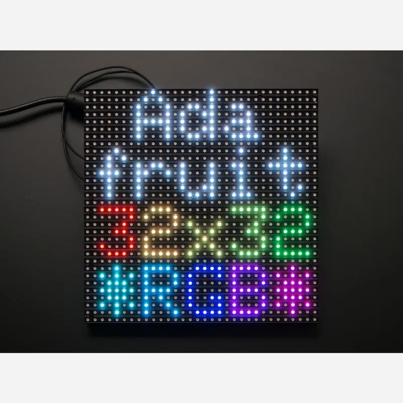 32x32 RGB светодиодная матричная панель - шаг 6 мм