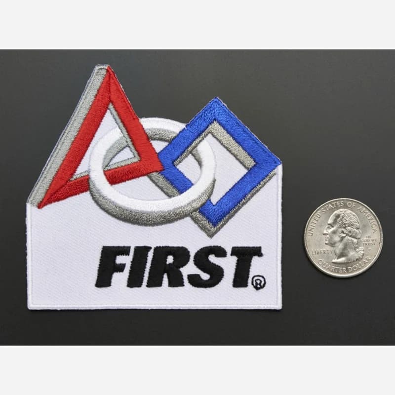 FIRST® Robotics — значок навыка, приклеенная нашивка