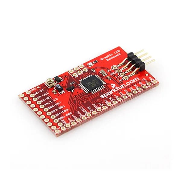 Рюкзак SparkFun с графическим ЖК-дисплеем и последовательным интерфейсом