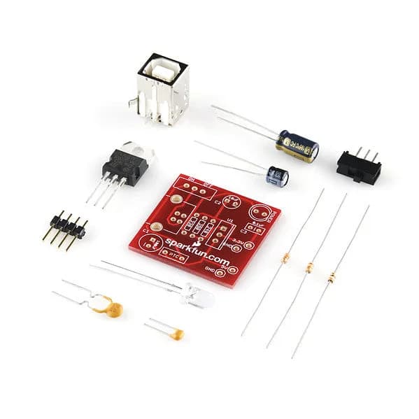 Блок питания для макетной платы SparkFun USB - 5В/3,3В