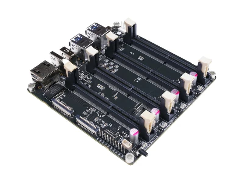 Jetson Mate — несущая плата NVIDIA® Jetson Nano/NX для кластера и сервера графических процессоров