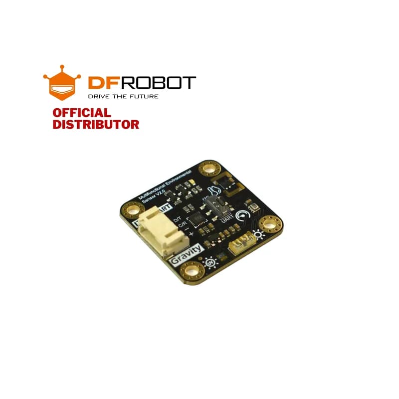 DFRobot Gravity: высокая точность измерения температуры, влажности, давления, окружающего освещения и УФ-датчика — I2C/UART | SEN0501