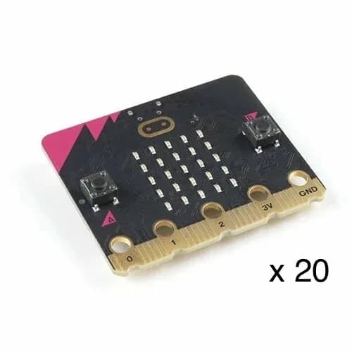 Micro:bit v2.2, упаковка из 20 штук — только плата