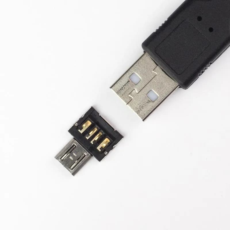 Конвертер USB в microUSB OTG