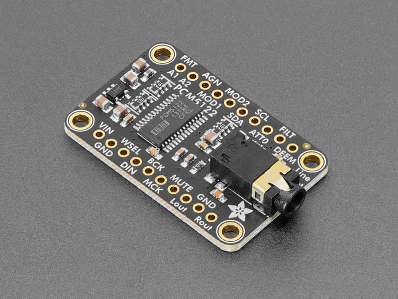 ЦАП Adafruit PCM5122 I2S с линейным выходом - HW, I2C или SPI