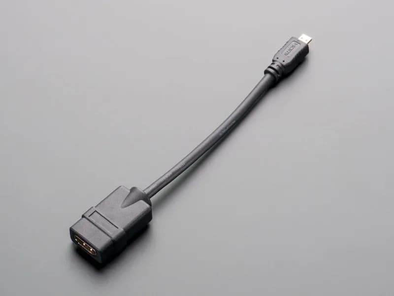 Кабель-переходник с разъемом Micro-HDMI на HDMI