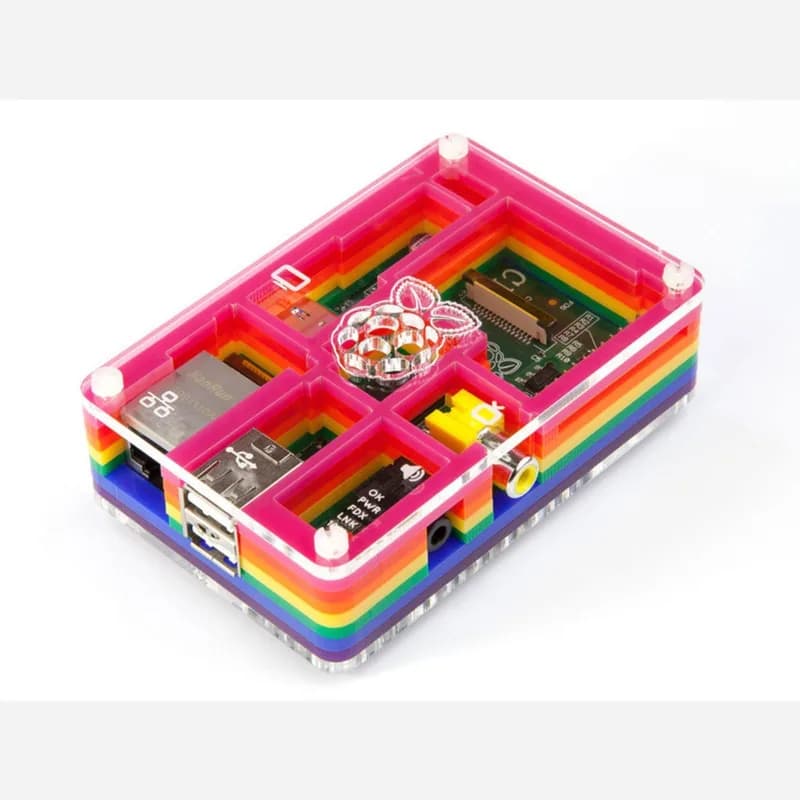 Rainbow Pibow - Корпус для Raspberry Pi Model B