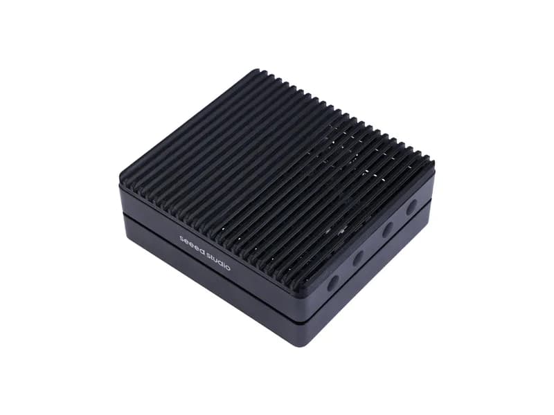 reComputer J3010-Edge AI-устройство с модулем NVIDIA Jetson Orin Nano 4 ГБ, 4xUSB 3.2, WiFi/BT, слотом M.2 Key E и Key M, алюминиевый корпус, предустановленная система Jetpack с NVIDIA JetPack на твердотельном накопителе NVMe емкостью 128 ГБ