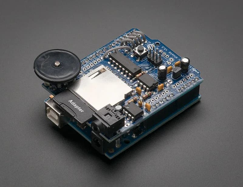 Adafruit Wave Shield для комплекта Arduino - v1.1