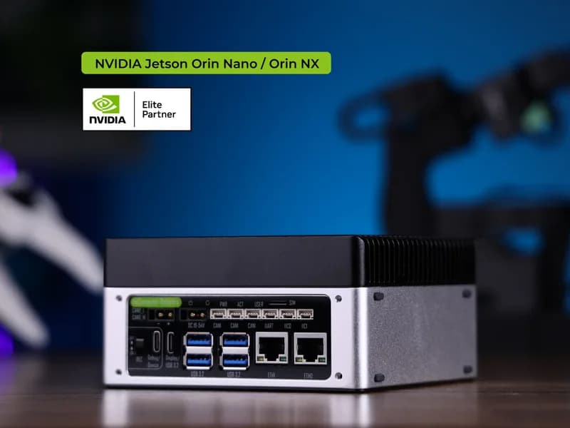 reComputer Robotics J3011 с расширением GMSL — интеллектуальный компьютер Edge AI с NVIDIA Jetson Orin Nano Super 8 ГБ