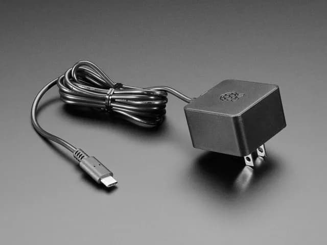 Официальный блок питания Raspberry Pi 5,1 В 3 А с USB C