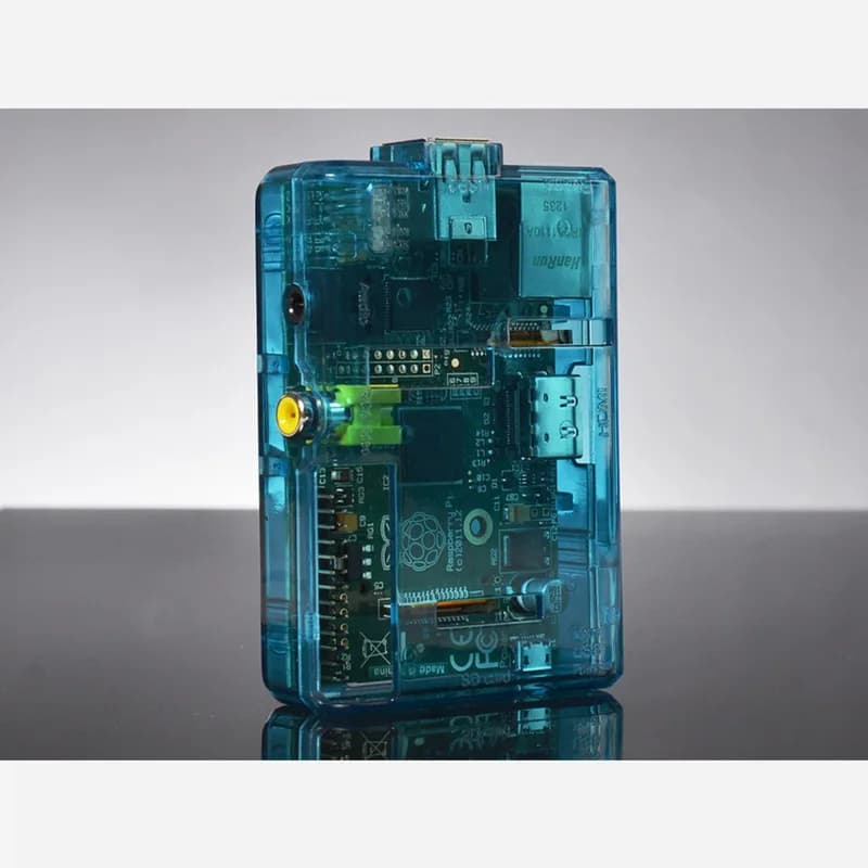 Pi Shell — корпус Blue Raspberry Pi модели A или B