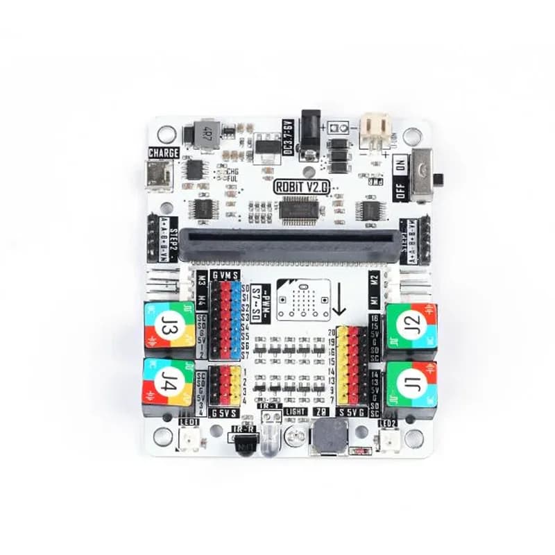 ELECFREAKS micro:bit Плата расширения Robit - шасси для разработки роботов для мини-умных автомобилей своими руками