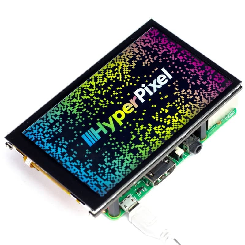 HyperPixel 4.0 — дисплей высокого разрешения для Raspberry Pi — без сенсорного управления