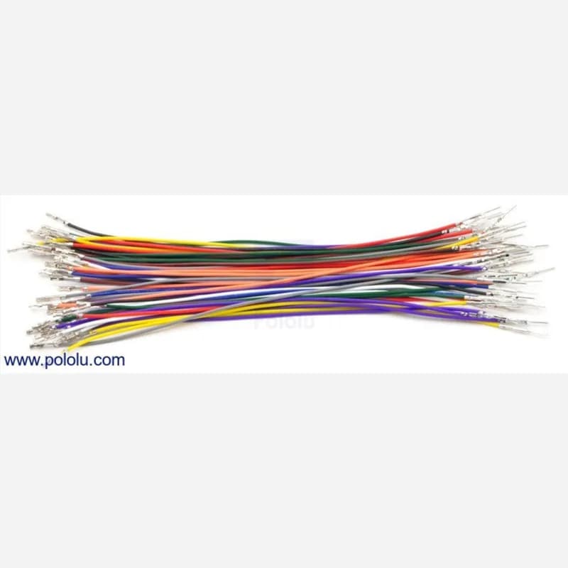 Провода с предварительно обжатыми клеммами, набор Rainbow, 50 шт. M-F 6