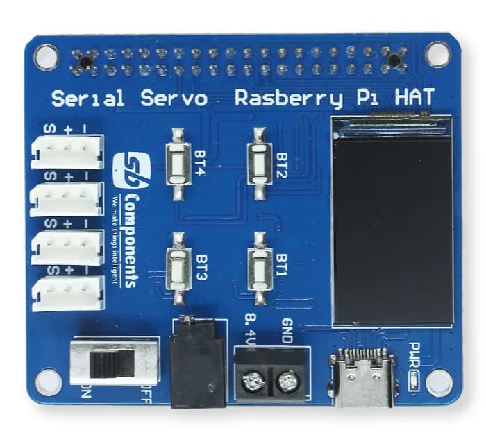 Сервопривод Raspberry Pi HAT
Характеристики