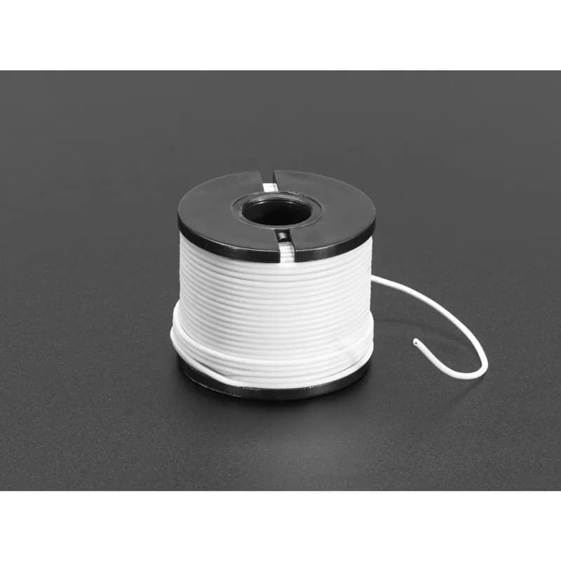 Силиконовый чехол Многожильный провод - 50 футов 30AWG Белый