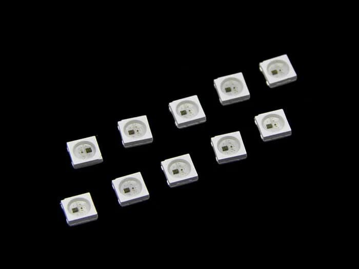 WS2812B RGB светодиод со встроенным драйвером (упаковка из 10 шт.)