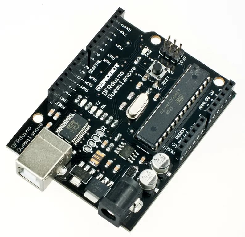 Откройте для себя плату, совместимую с Arduino Duemilanove!