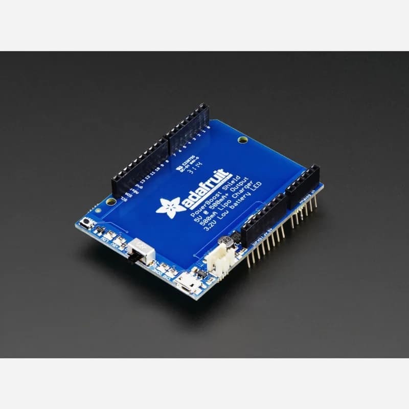 Adafruit PowerBoost 500 Shield — перезаряжаемый силовой экран 5 В