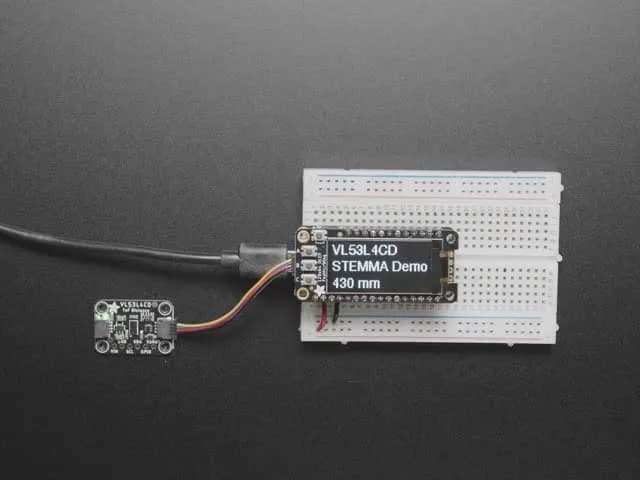 Adafruit VL53L4CD Датчик времени полета — от ~1 до 1300 мм