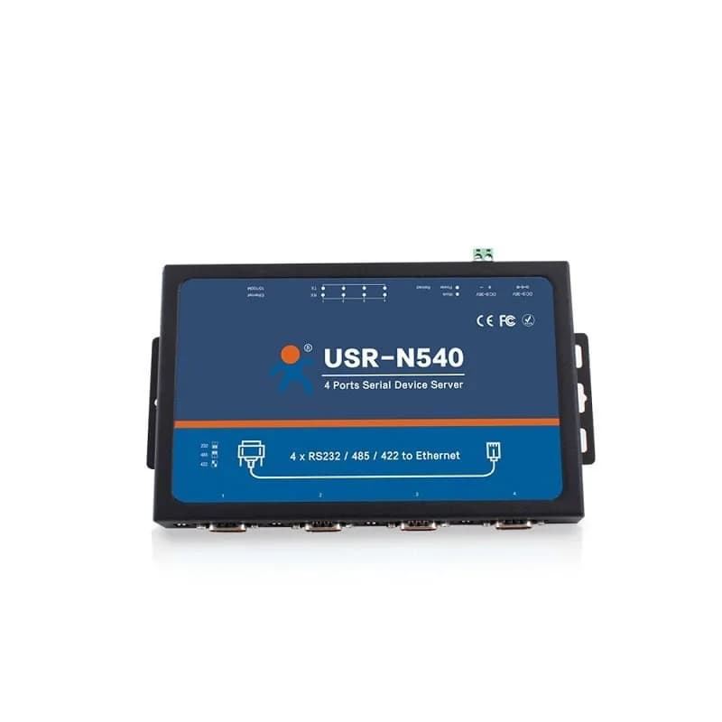 USR-N540 H7 Промышленный 4-портовый преобразователь RS232/RS422/RS485 или Ethernet