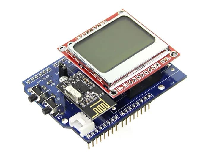 Energy Monitor Shield -- Система мониторинга с ЖК-экраном Nokia