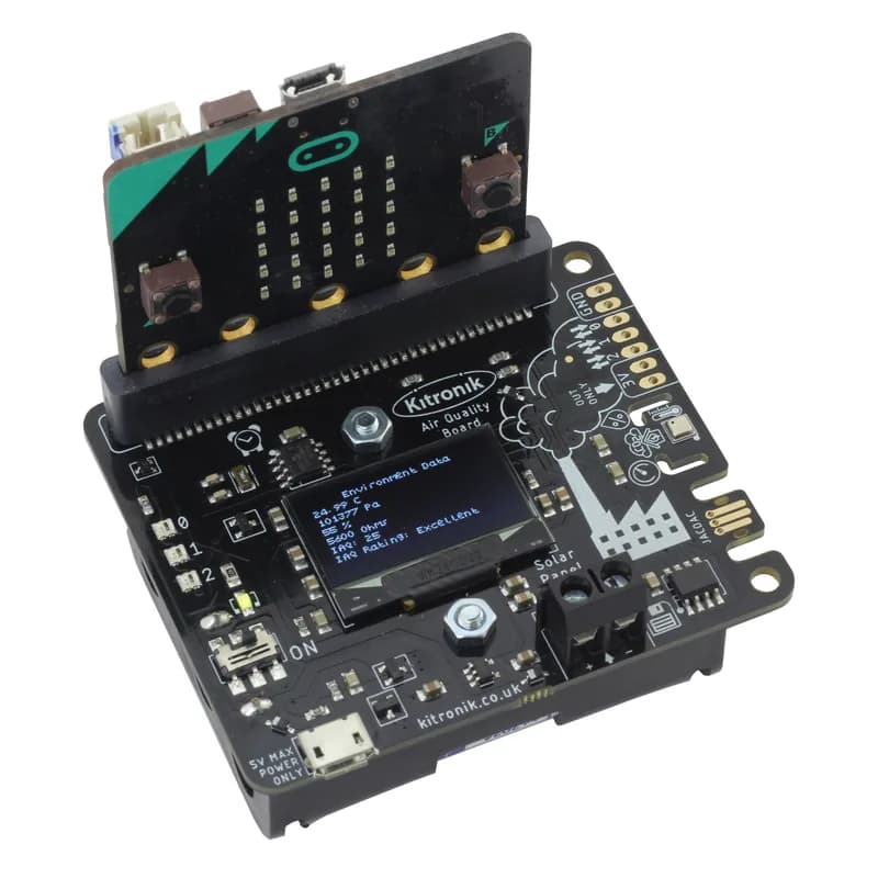 Совет Kitronik по качеству воздуха и окружающей среде для micro:bit