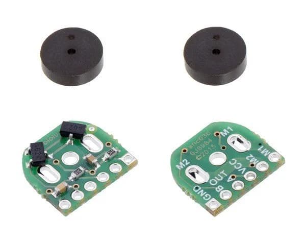 Комплект пар магнитных энкодеров для мотор-редукторов Micro Metal, 12 CPR, 2,7–18 В (совместим с HPCB)