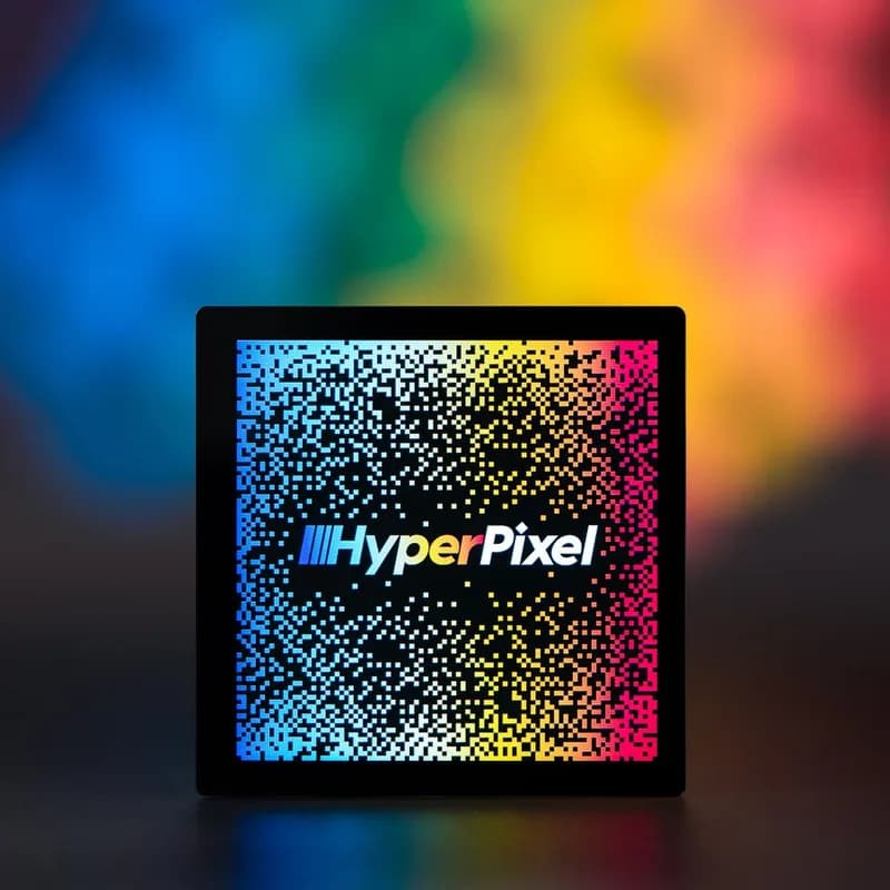 HyperPixel 4.0 Square — дисплей высокого разрешения для Raspberry Pi — сенсорный