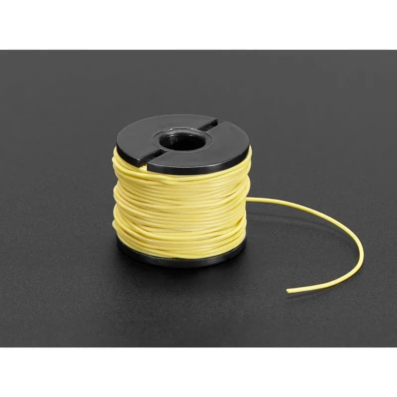 Многожильный провод с силиконовым покрытием - 50 футов, 30AWG, желтый