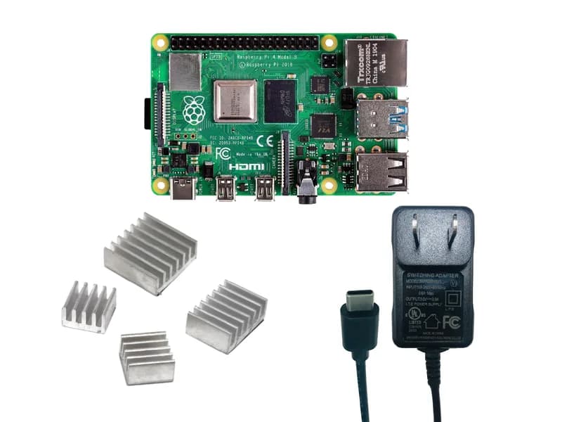 Raspberry Pi 4B — базовый комплект — 4 ГБ