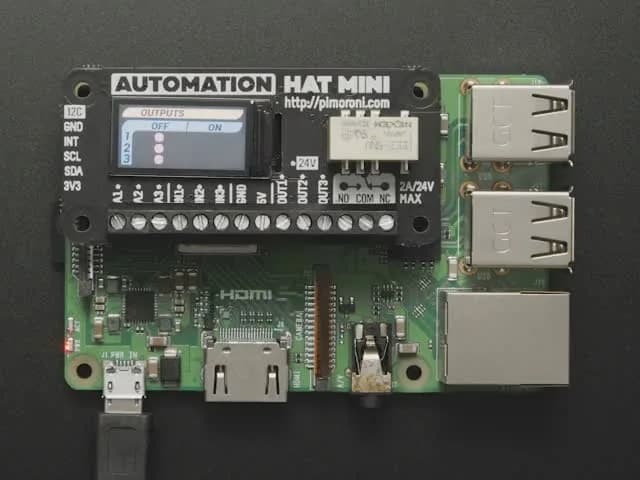Pimoroni Automation HAT Mini
