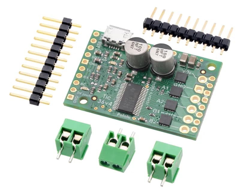 Tic 36v4 USB мультиинтерфейсный контроллер шагового двигателя высокой мощности