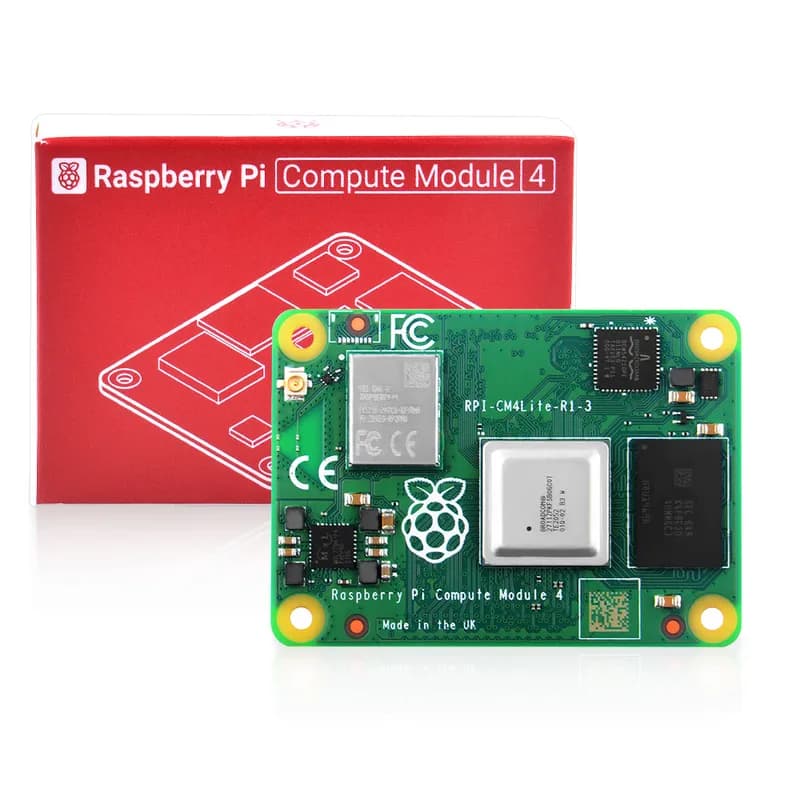 52Pi Raspberry Pi CM4 4 ГБ CM4104000/ 8 ГБ CM4108000 ОЗУ 0 ГБ (Lite) 2,4/5,0 ГГц Wi-Fi и Bluetooth 5.0