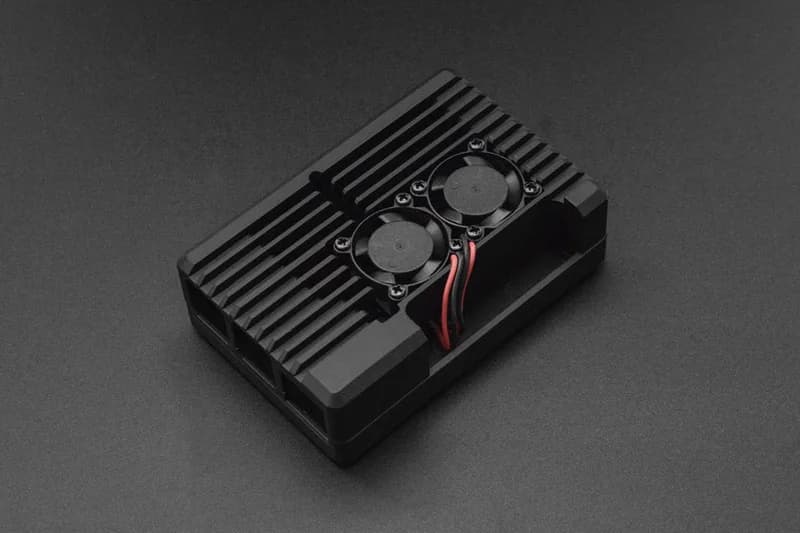 с двумя вентиляторами (2510) для Raspberry Pi 4