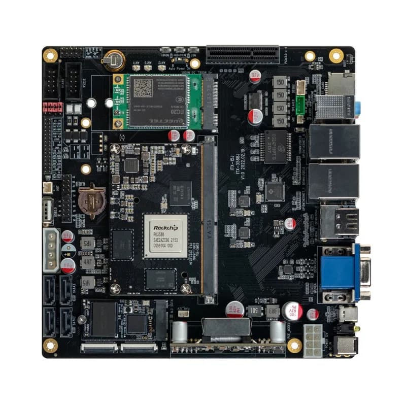 ITX-3588J RK3588 Mini ITX ARM Материнская плата
