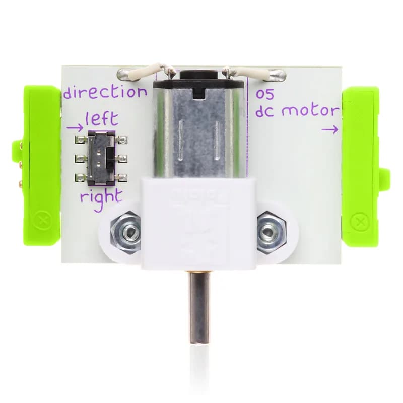 Выходные биты LittleBits — двигатель постоянного тока