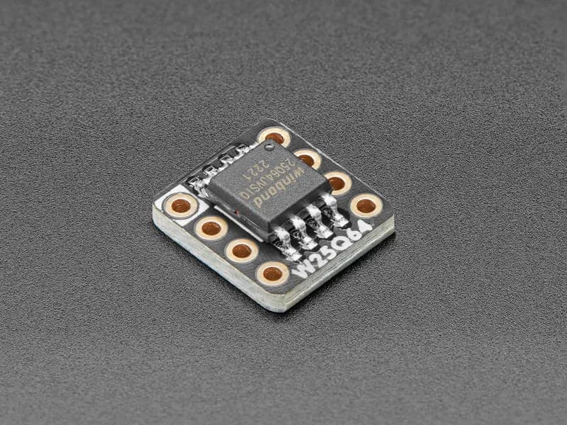 Коммутационная плата Adafruit QSPI DIP — W25Q64 — 64 МБит, 8 МБ W25Q64JVSSIQ