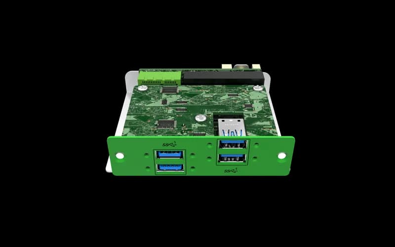 EBIO-4U3L-J EDGEBoost I/O Module with 4x USB 3.0 Type-A Ports with locking type