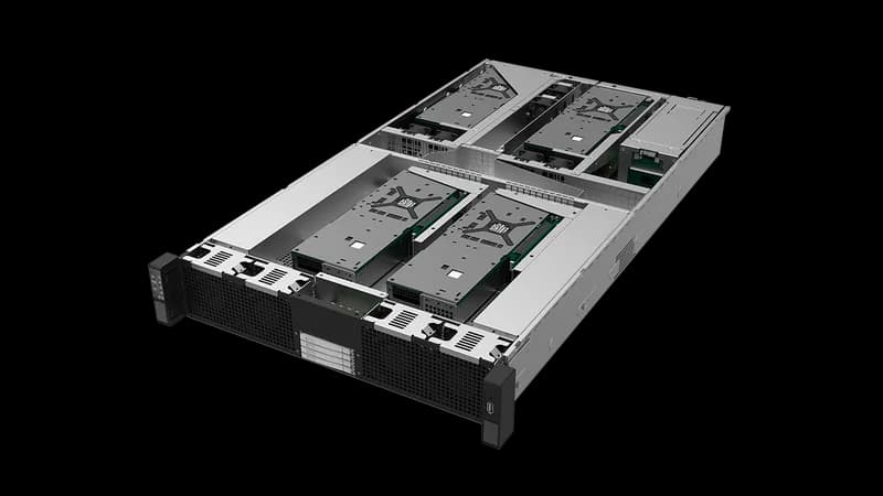GS206G-UN 2U AMD EPYC Server with 6 GPUs and 6 NVMe 2200W HRP