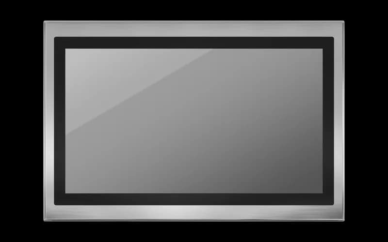 SIO-W324-ASL 23.8" Stainless Steel Panel PC with Intel Atom® x7000 Series Processor, 2x LAN, 2x COM, 2x USB