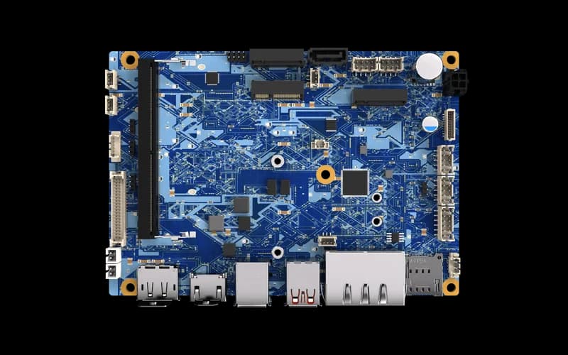 CT-DAS01 3.5" SBC Industrial Motherboard With Intel® Atom® x7835RE/x7433RE Processors, 2x 2.5GbE LAN, LTE/5G Nano SIM So