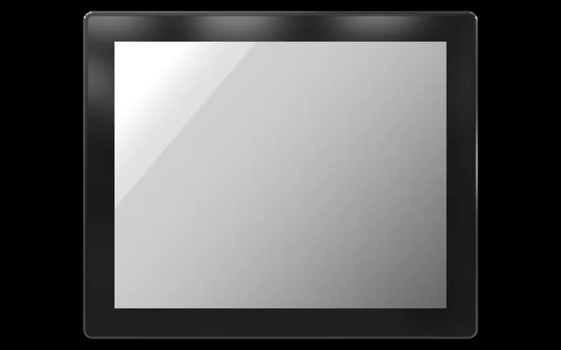 VIO-217-PC100-EHL 17" SXGA Resistive / Capacitive Touch Thin Frame Industrial Touchscreen Computer with Intel® Celeron®