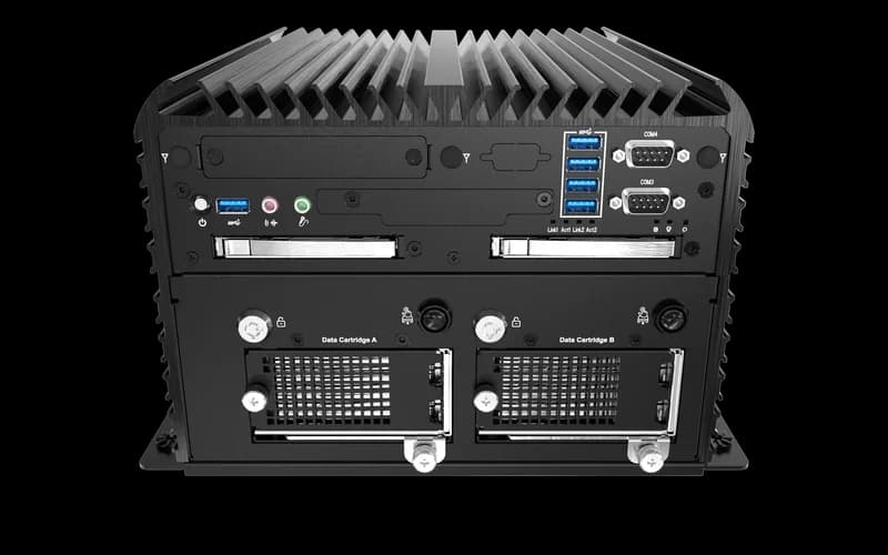 RCO-6000-CFL-8NS AI Edge Inference Computer with 9th Gen Intel® Core™ Processor, Flash Storage 8x U.2 NVMe Bay, 1x PCIe